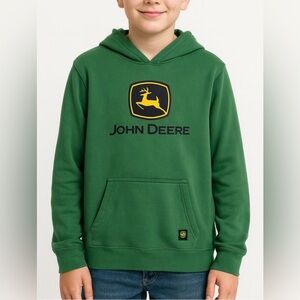 John Deere Green Kids Hoodie